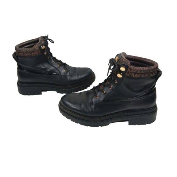 FS2205 GUC $225 MICHAEL Michael Kors Combat Boots size 9M - Picture 4 of 11